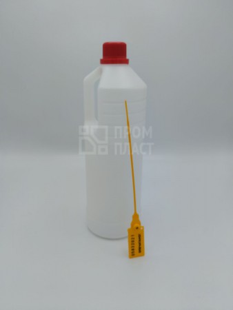 Пластиковая с узким (19 мм) горлом бутылка 1 л "ЧИБИС" для взятия проб в комплекте с пломбой фото #312