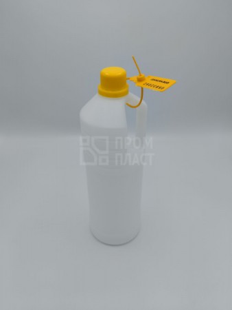 Пластиковая с узким (19 мм) горлом бутылка 1 л "ЧИБИС" для взятия проб в комплекте с пломбой фото #313