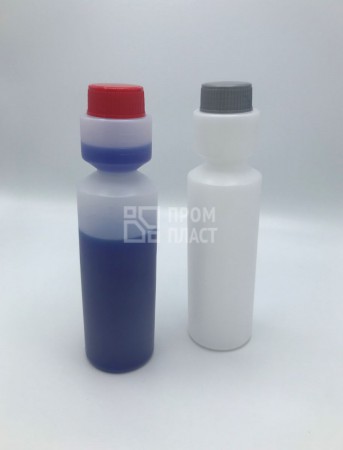 Бутыль "КОЛИБРИ" пластиковый дозатор встроенный в двухкамерный флакон 250 мл фото #271