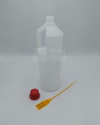 Пластиковая с узким (19 мм) горлом бутылка 1 л "ЧИБИС" для взятия проб в комплекте с пломбой