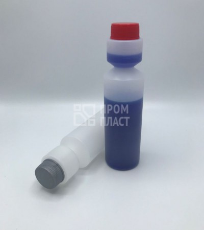 Бутыль "КОЛИБРИ" пластиковый дозатор встроенный в двухкамерный флакон 250 мл